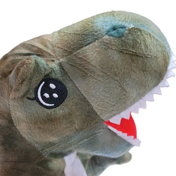 T Rex Dinosaur Plush Toy Mother With 4 T Rex Dinosaur Babies Zippered Pouch EUC - Picture 16 of 16